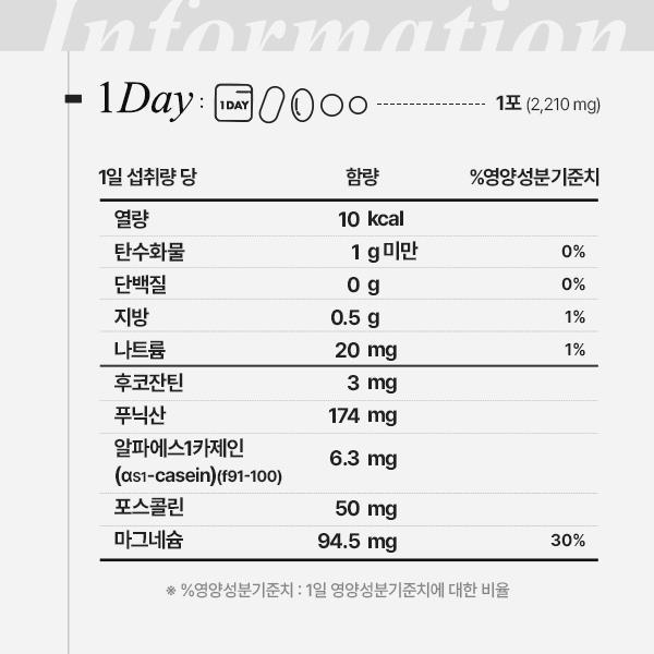 [안국건강] 잔티움 나이트버닝 더블컷 1박스 (1개월)