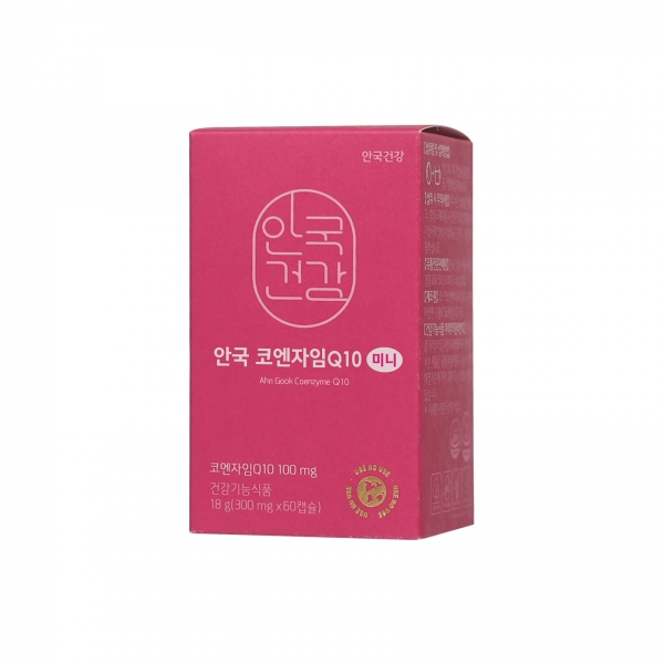 [안국건강] 코엔자임Q10 미니 60캡슐 (2개월분)
