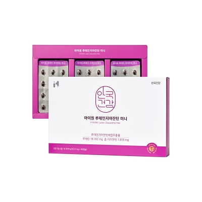 [안국건강] 아이원 루테인 지아잔틴 미니 180캡슐 (6개월분)