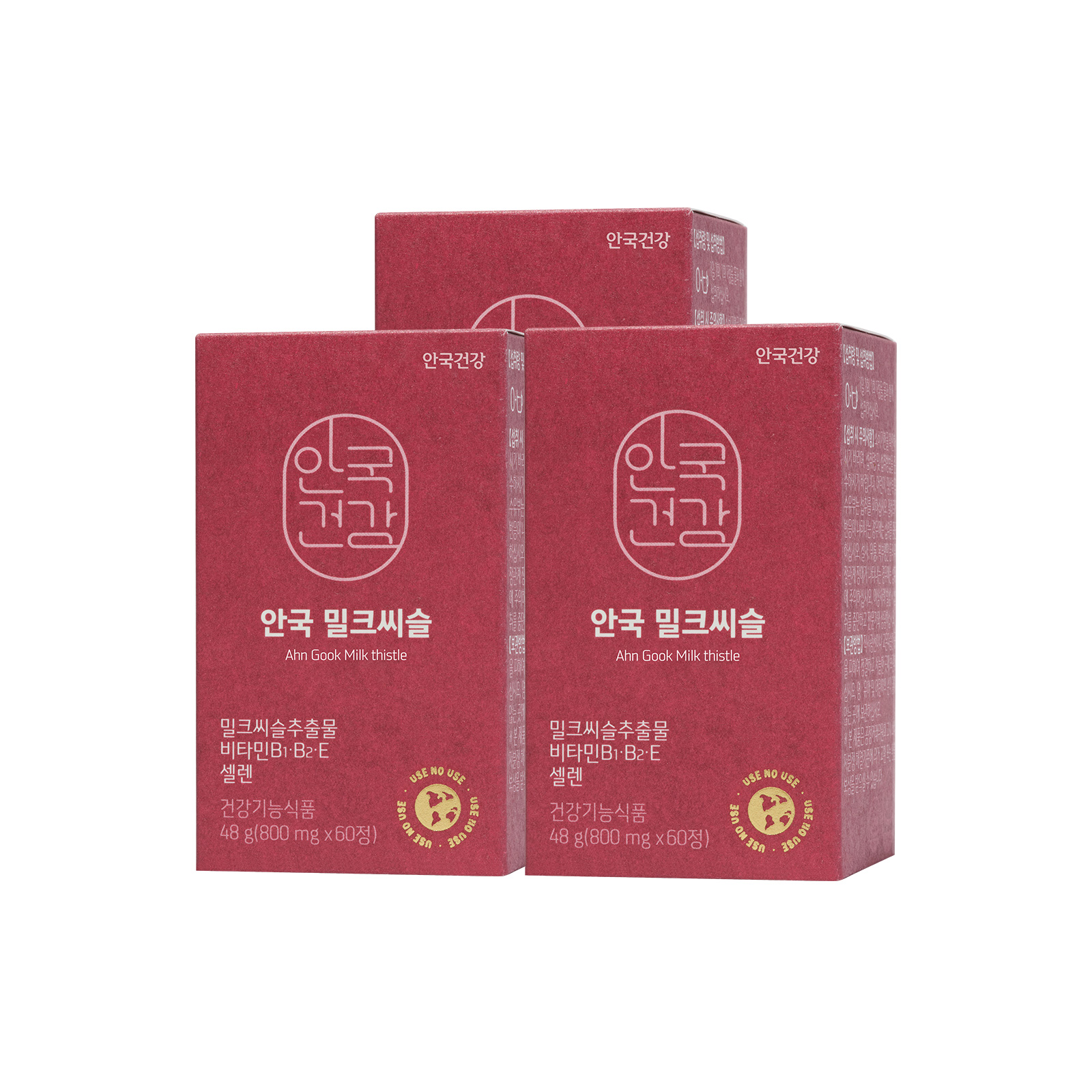 [안국건강] 밀크씨슬 60정 3박스 (6개월분)