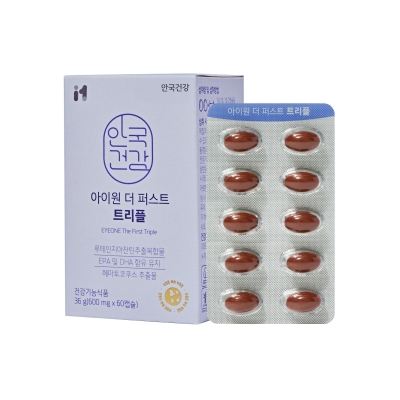 [AG Health] Eyeone the first Triple 60 capsules Lutein Zeaxanthin Astaxanthin Omega3