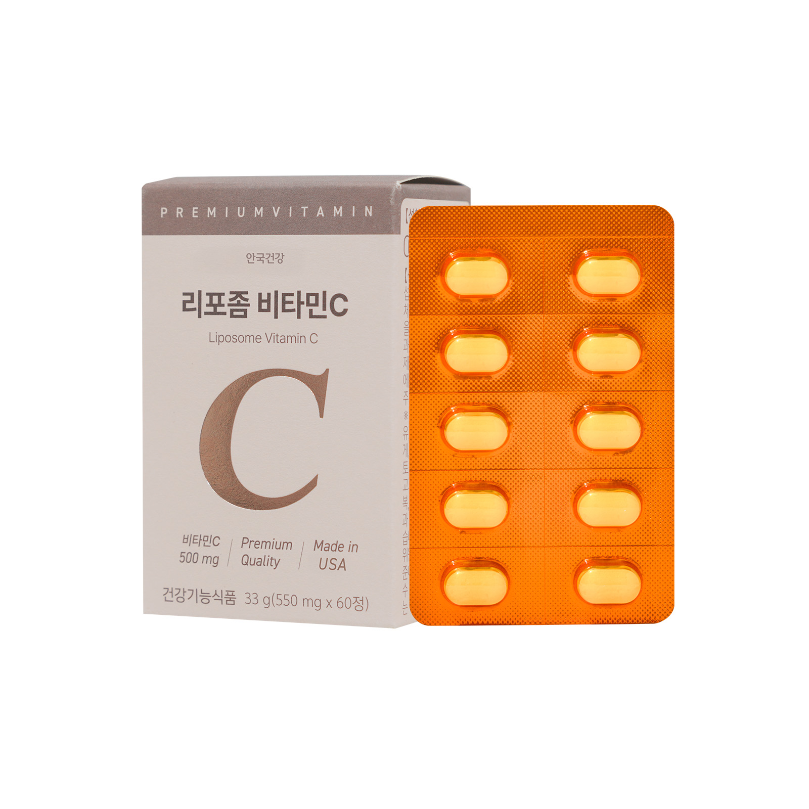 [안국건강] 리포좀 비타민C 60정 (1개월분)