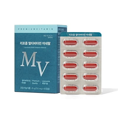 [안국건강] 리포좀 멀티비타민 미네랄 60캡슐 (1개월분)