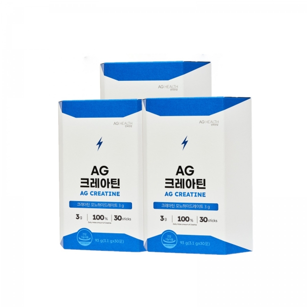 [안국건강] AG 크레아틴 30포 3박스 (3개월분)