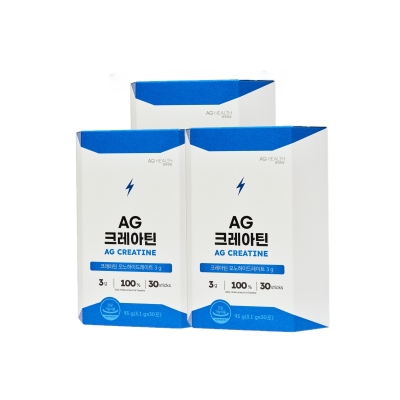[안국건강] AG 크레아틴 30포 3박스 (3개월분)
