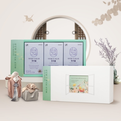 [안국건강](+쇼핑백) 아이원 더 퍼스트 트리플 민화 선물세트 180캡슐 (3개월분)