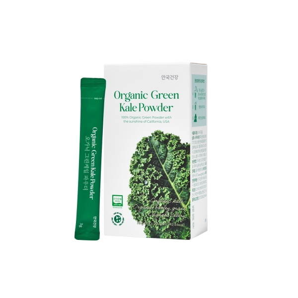 [안국건강] 오가닉 그린 컬리 케일 파우더 3g X 25포(총 75g) 1박스