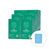 [안국건강][실속패키지_12개월](+초임계오메가3) 그린프로폴리스 120캡슐 6박스