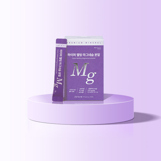 [타임세일] 하이퍼 멜팅 마그네슘 분말 30포 (1개월분) 글루콘산마그네슘