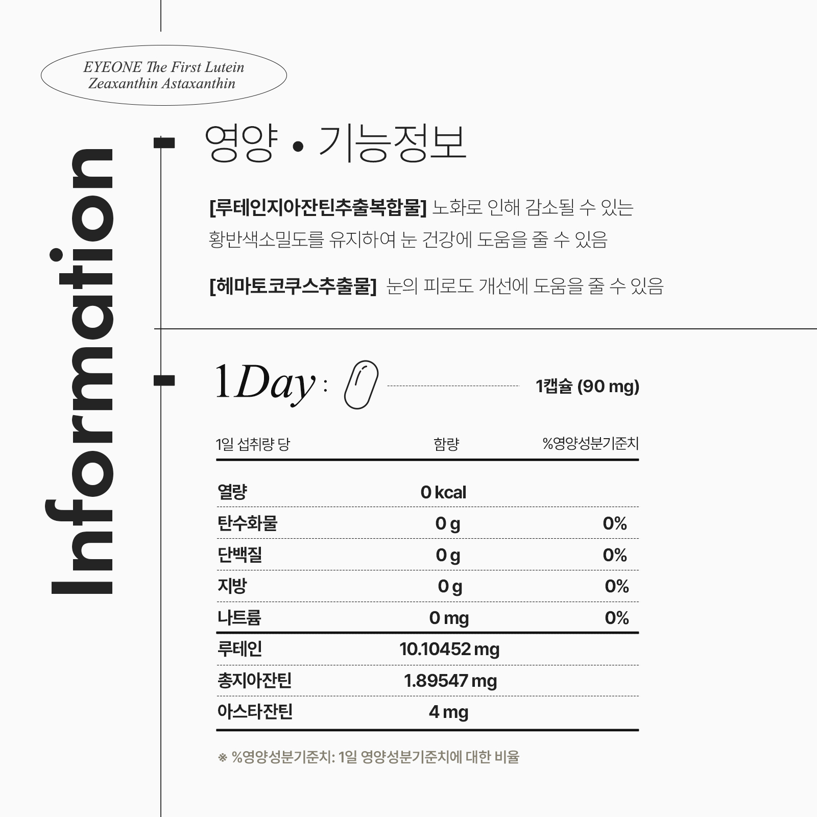 [안국건강] 아이원 더 퍼스트 루테인지아잔틴 아스타잔틴 미니 60캡슐 3박스 (6개월분)