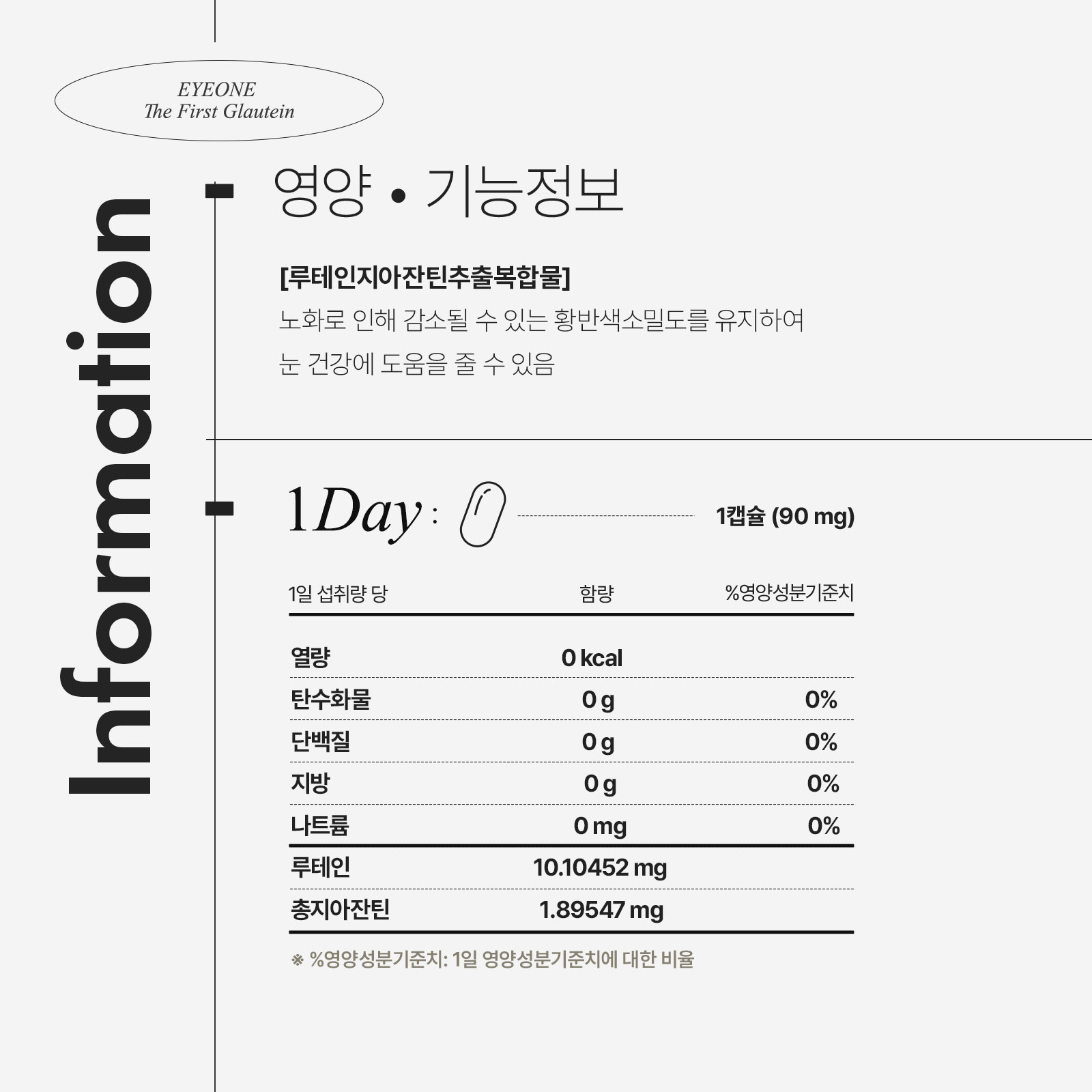 [안국건강] 아이원 더 퍼스트 글라우테인 30캡슐 3박스 (3개월분) 밀토제놀