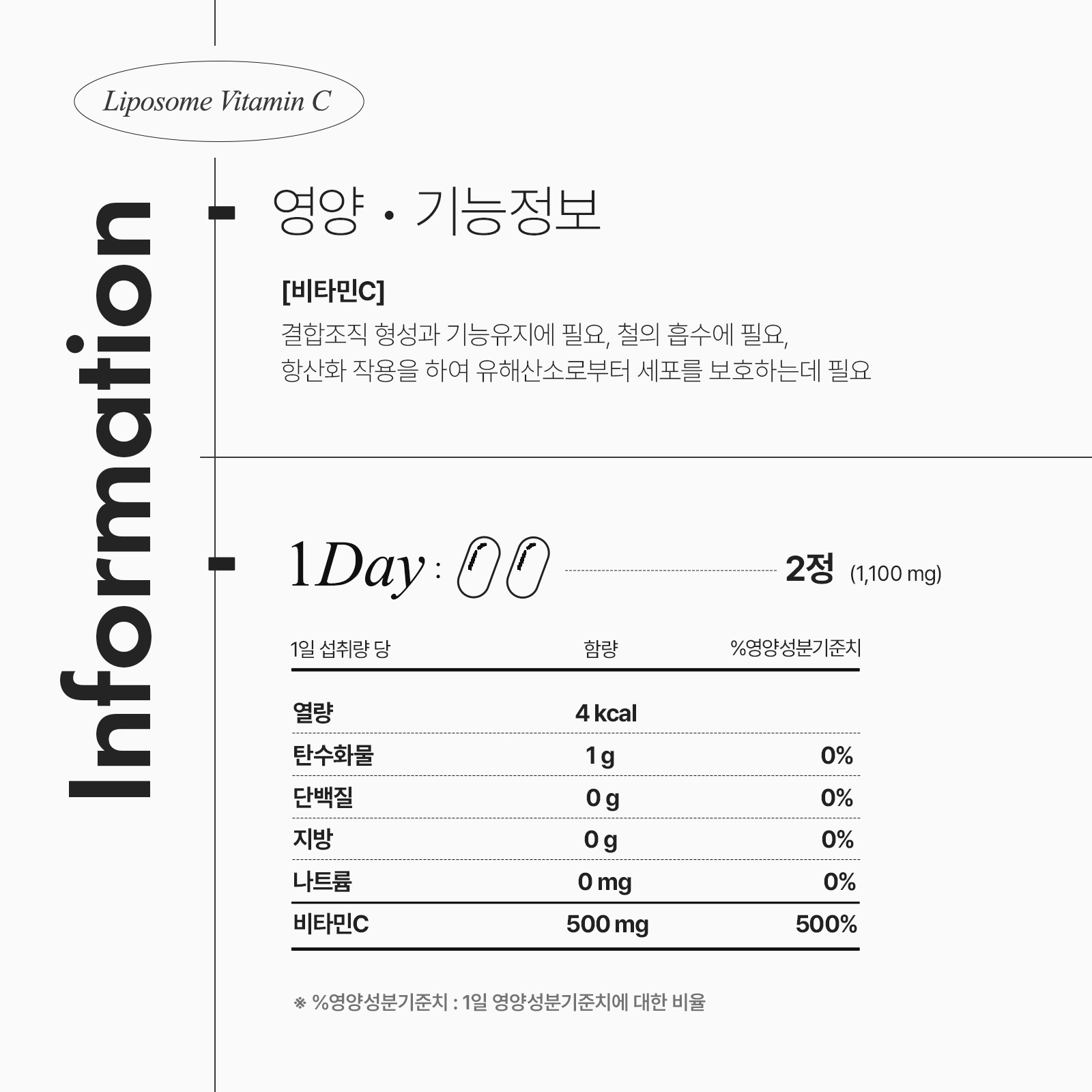 [안국건강] 리포좀 비타민C 60정 3박스 (3개월분)